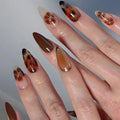 Faux Ongles Luxe 24 Pièces – Strass, Perles & Motif Queue de Sirène